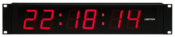 Leitch DTD-5225 Large Red LED Digital SMPTE/EBU Timecode Clock Date Wall Display [Used]-www.prostudioconnection.com