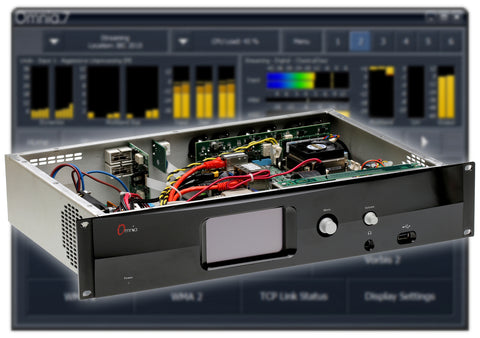 Telos Alliance Omnia 7 FM HD Radio Broadcast Audio Processor w/ Streaming & RDS-www.prostudioconnection.com