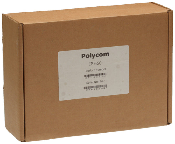 Polycom SoundPoint IP 650 HD Voice SIP Speaker Phone PoE 2201-12630-001 NEW/BOX-www.prostudioconnection.com