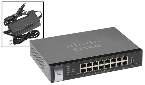 Cisco RV-325 14 Port Gigabit Wired VPN Router OpenVPN SPI Firewall IPSec RV325 [Used]-www.prostudioconnection.com