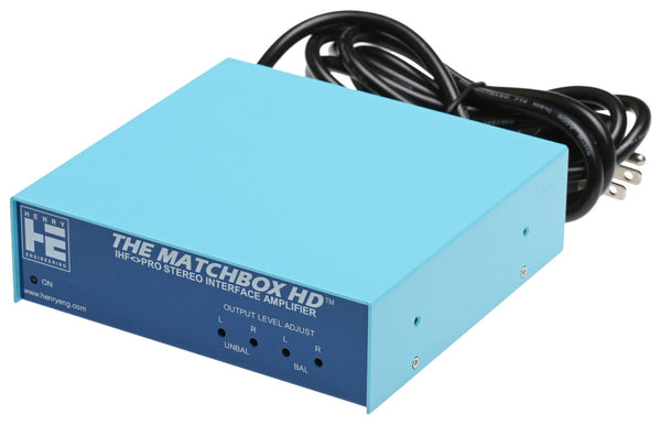 Henry Engineering Matchbox HD Unbalanced +4dB Balanced Audio Interface Converter-www.prostudioconnection.com