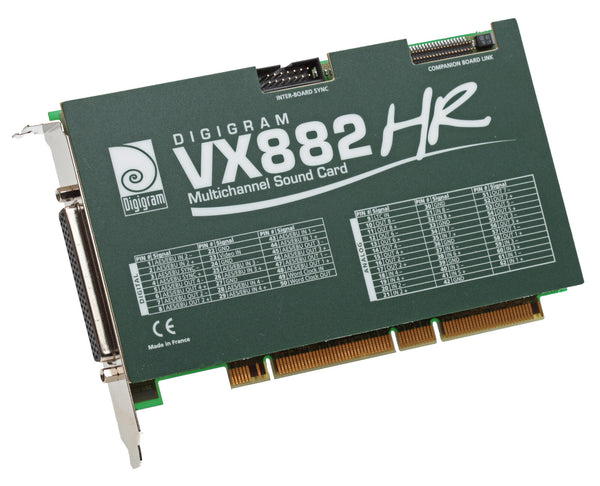 Digigram VX882HR 8 Channel Multichannel Analog & AES/EBU Digital w/ XLR Cable [Refurbished]-www.prostudioconnection.com
