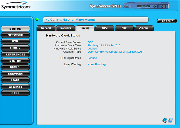 Symmetricom SyncServer S200 OCXO ublox UPGRADED GPS NTP Network Time Server-www.prostudioconnection.com