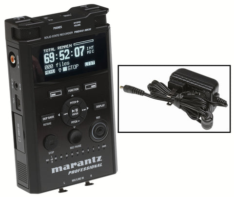 Marantz PMD661 MKIII Solid State SD Card Field Recorder Balanced XLR SPDIF Input [Used]-www.prostudioconnection.com