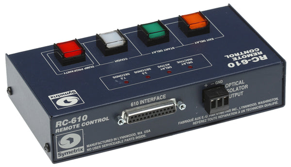 Symetrix Airtools RC-610 Remote Control for 6000 6100 Broadcast Profanity Delay-www.prostudioconnection.com