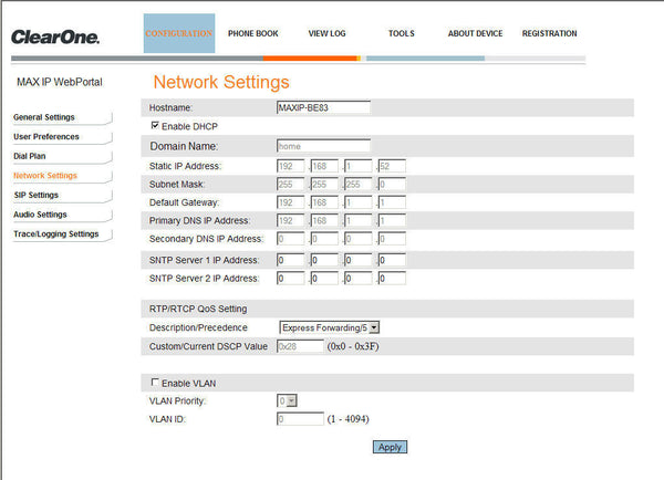 ClearOne MaxAttach IP Pair VoIP SIP Wired Audio Conferencing Phone * BAD LCDs-www.prostudioconnection.com