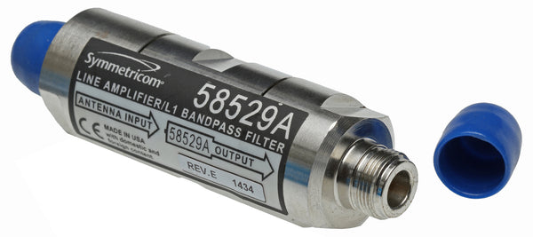 Symmetricom 58529A GPS L1 25dB 5V-12V In-Line Signal Amplifier with N Connectors-www.prostudioconnection.com