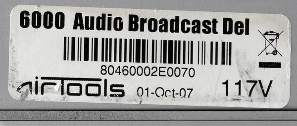 Symetrix Airtools 6000 Broadcast 40 Sec Profanity DUMP Button Delay XLR Balanced-www.prostudioconnection.com