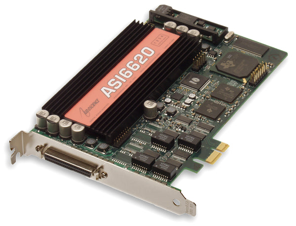 AudioScience ASI6620 Broadcast Balanced Analog XLR Multichannel PCIe Sound Card [Used]-www.prostudioconnection.com