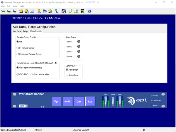 Worldcast Horizon APT-X Stereo Broadcast AES Digital Audio I/O IP Codec XLR AoIP-www.prostudioconnection.com