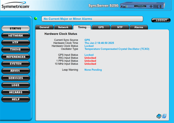 Symmetricom SyncServer 1520R-S250 UPGRADED ublox GPS NTP Network Time Server-www.prostudioconnection.com