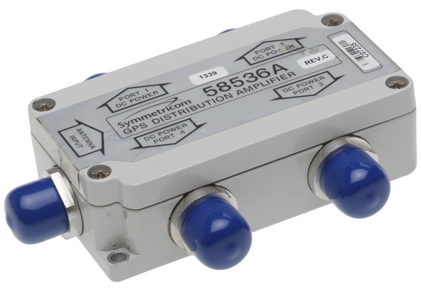 Symmetricom 58536A GPS 1x4 4-Way Active Antenna Signal Splitter Divider N Female [Used]-www.prostudioconnection.com