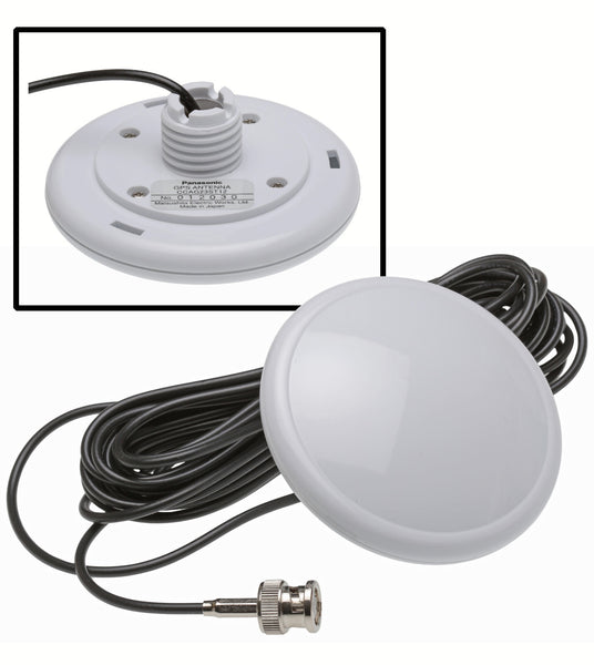 Panasonic GPS 26dB BNC Male 5V Antenna Pole Mount CCAG23ST12 Matsushita - NEW-www.prostudioconnection.com