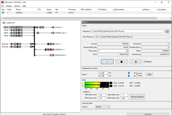 AudioScience ASI5810 PCIe LP Broadcast Sound Card AES Digital & Balanced Analog-www.prostudioconnection.com