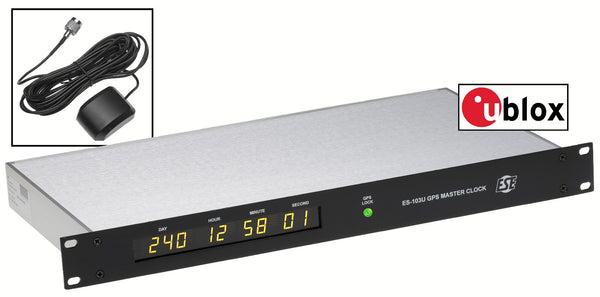 ESE ES-103U GPS Satellite IRIG-B RS-232 TC90 Timecode Atomic Clock Time Receiver [Used]-www.prostudioconnection.com
