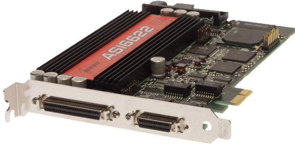 AudioScience ASI6622 PCIe Broadcast Multichannel AES Digital & Balanced Analog [Used]-www.prostudioconnection.com