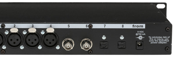 Z-Sys Z-8.8 1U AES Digital Detangler XLR BNC Coax TOSlink Audio Patchbay Router-www.prostudioconnection.com