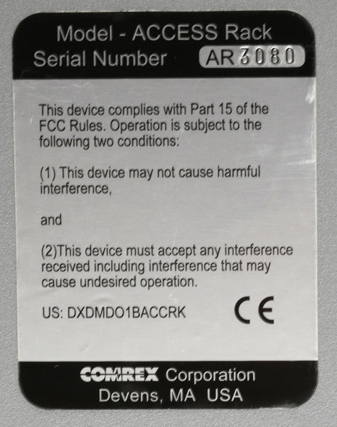 Comrex ACCESS Audio Over IP AAC Codec Internet AES AoIP Endpoint w/ TS License-www.prostudioconnection.com