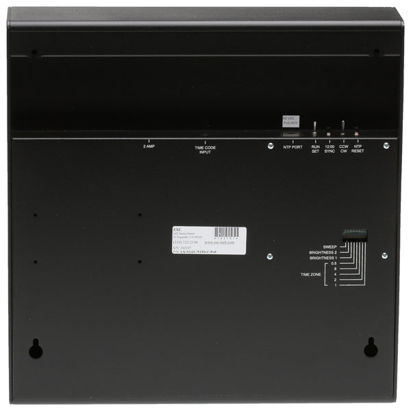 ESE LX-5112U NTP Client PoE Self-Setting 12" Analog Studio Timecode Wall Clock-www.prostudioconnection.com