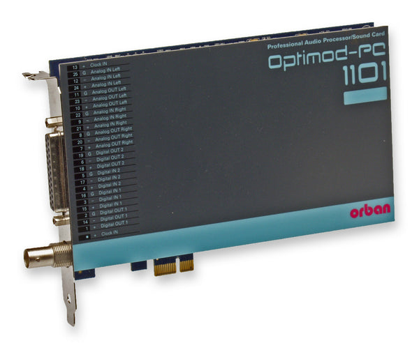 Orban Optimod PC1101e 5-Band Digital Audio On-Air Processing PCIe Card PC-1101-www.prostudioconnection.com