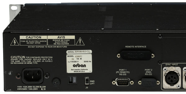 Orban Optimod 6200 DAB Streaming Podcast Processor 5-Band AES Digital Audio XLR [Used]-www.prostudioconnection.com