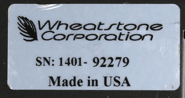 Wheatstone Vorsis M-1 AES Digital 96KHz Voice Processor Preamp Compressor M1-www.prostudioconnection.com