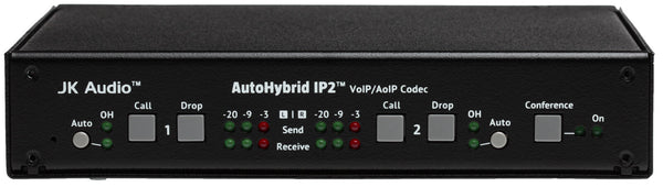 JK Audio AutoHybrid IP2 Broadcast VoIP AoIP Hybrid G.722 Wideband SIP Client [Used]-www.prostudioconnection.com