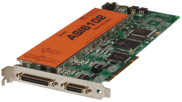 Audioscience ASI6102 Multichannel MRX TSX Broadcast Sound Card 2 Analog/AES Out-www.prostudioconnection.com