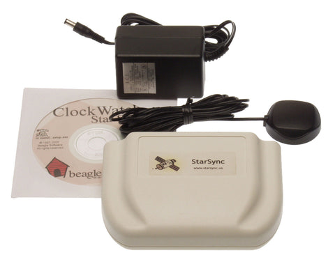 ClockWatch StarSync GPS Atomic Time Receiver Antenna NMEA Code RS-232 4800 Baud [Used]-www.prostudioconnection.com