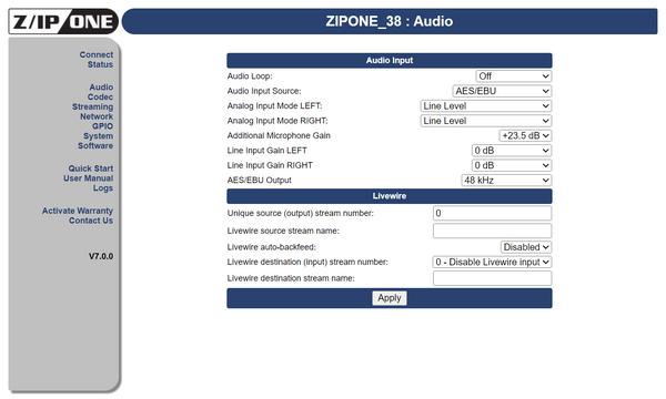 Telos Z/IP ONE w/ AES Remote Audio Over IP Codec Internet Transmission Endpoint-www.prostudioconnection.com