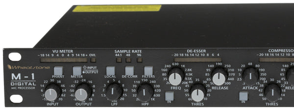 Wheatstone Vorsis M-1 AES Digital 96KHz Voice Processor Preamp Compressor M1-www.prostudioconnection.com