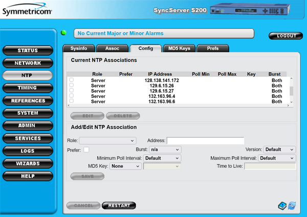 Symmetricom SyncServer S200 ublox UPGRADED GPS NTP Server Network Time Clock-www.prostudioconnection.com