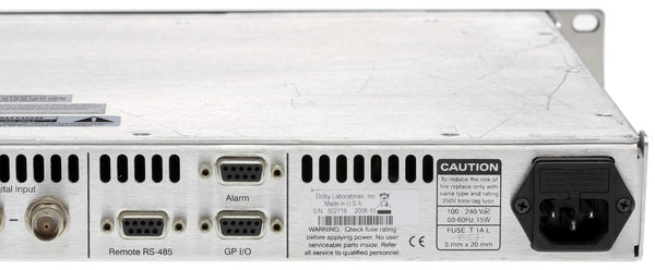 Dolby LM100 LUFS Loudness Meter Broadcast Streaming Podcast AES Digital & Analog-www.prostudioconnection.com