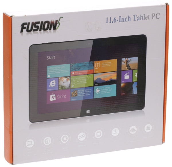 Fusion5 11.6” T60 Intel Z8350 64GB FHD 1920 x 1080 Tablet PC Windows 10 w/ PSU [Used]-www.prostudioconnection.com