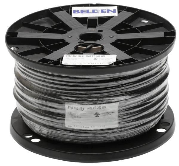 Belden 9104 Black 1000 Ft 75 Ohm RG59/U 20 AWG Coax Cable GPS Antenna Downlead-www.prostudioconnection.com