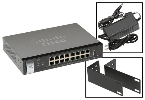 Cisco RV-325 RV325 14 Port Gigabit Wired OpenVPN VPN Firewall Router Rackmounted-www.prostudioconnection.com