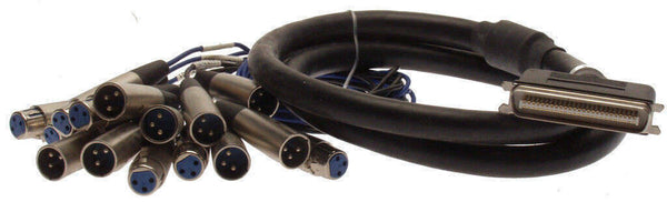 AudioScience CBL1044 XLR ASI6144 Analog Breakout Cable 4 Stereo Ins/Outs CBL1004 [Used]-www.prostudioconnection.com