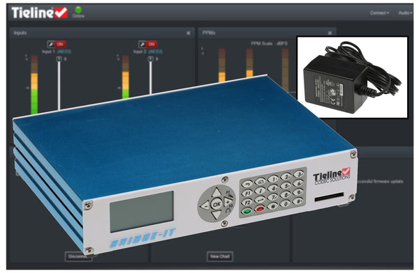 Tieline Bridge-IT Audio Over IP AAC Codec Internet AoIP SIP Endpoint TLB5100-www.prostudioconnection.com