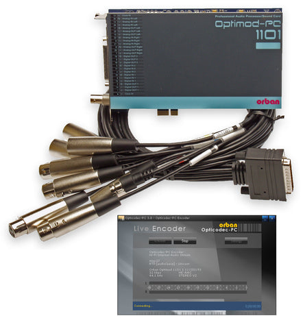 Orban Optimod PC1122e PC1101e PCIe Card & PC1010 PE Opticodec Streaming Software [Refurbished]-www.prostudioconnection.com