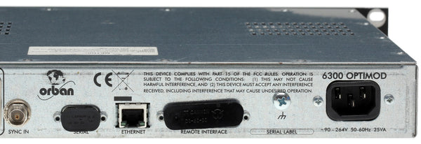 Orban Optimod 6300 DAB AES/EBU 5-Band Web Digital Audio Processor CBS Loudness-www.prostudioconnection.com