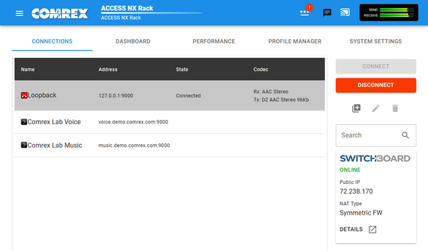 Comrex ACCESS NX w/ TS AES Digital Audio Over IP Internet Opus AAC AoIP Codec-www.prostudioconnection.com