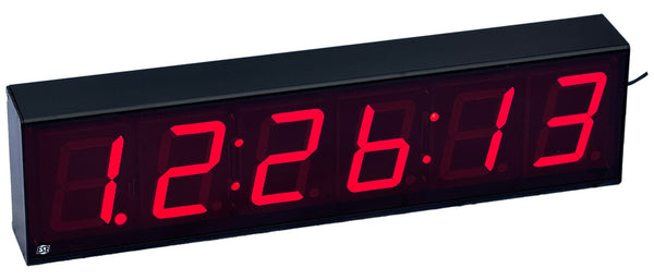 ESE ES-934U Large Red LED SMPTE/EBU TC90 Serial Timecode Wall Display Time Clock [Used]-www.prostudioconnection.com