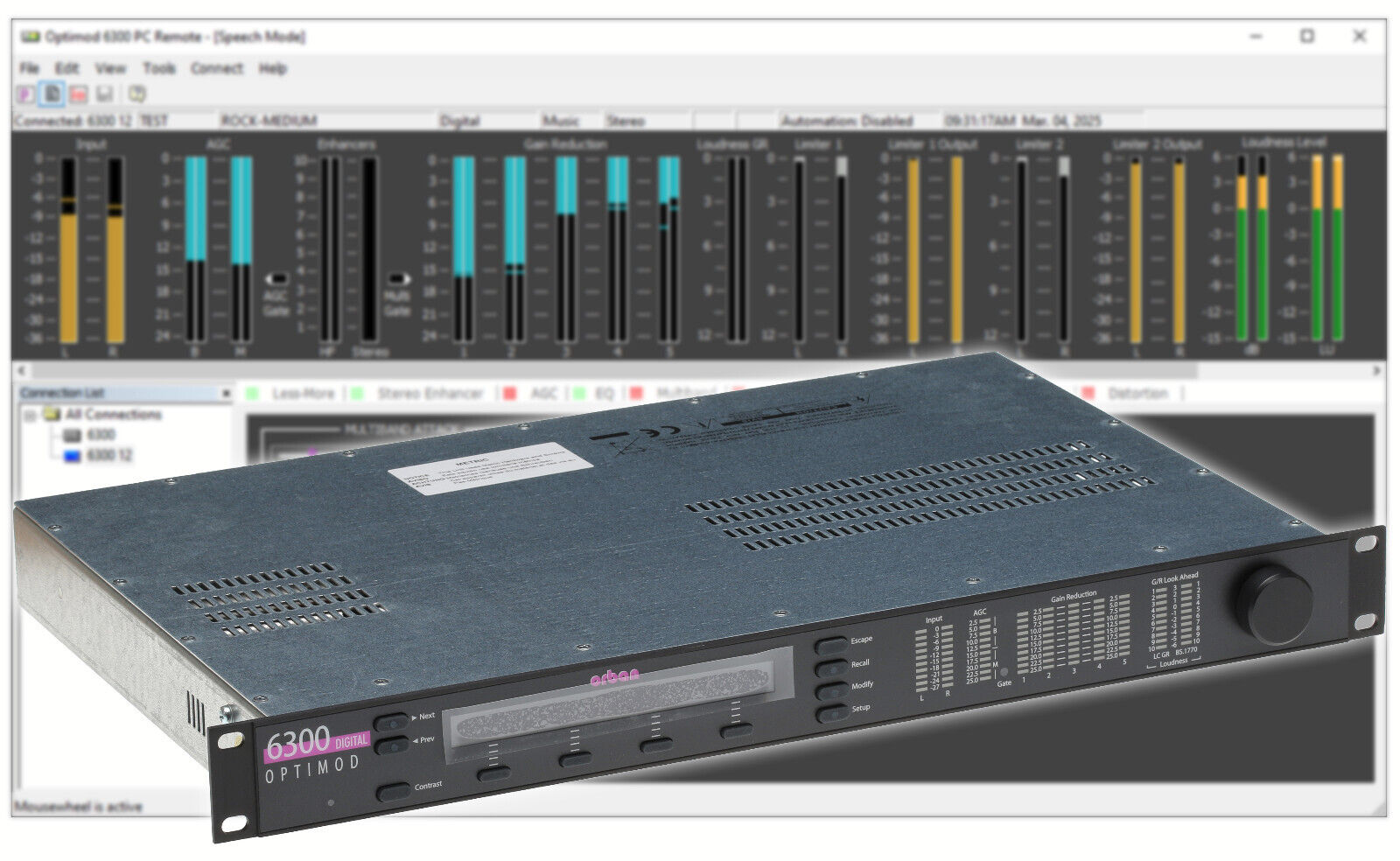 Orban Optimod 6300 DAB AES/EBU 5-Band Web Digital Audio Processor CBS Loudness-www.prostudioconnection.com