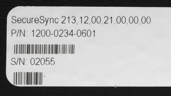 Spectracom SecureSync 213 OCXO NTP Network Time Server GPS 10MHz Oscillator-www.prostudioconnection.com