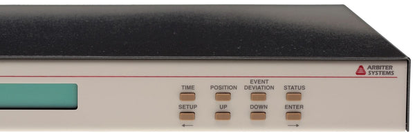 Arbiter Systems 1084B Opt20 UPGRADED GPS Clock LCD Display ST Fiber Optic IRIG-B [Refurbished]-www.prostudioconnection.com