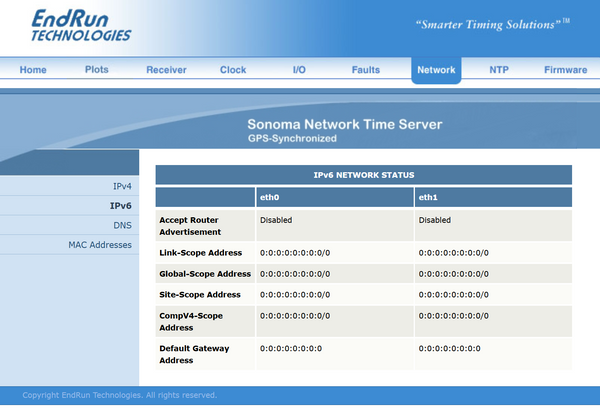 Endrun Technologies Sonoma D12 GPS OCXO NTP Network Time Server w HTTP & Dual AC-www.prostudioconnection.com