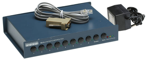 Broadcast Tools SS 8.1 II Audio Router Automation Serial Control Switcher RS-232-www.prostudioconnection.com