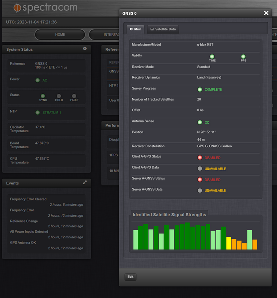 Spectracom SecureSync 013 OCXO NTP Network Time Server GPS 10MHz Oscillator-www.prostudioconnection.com