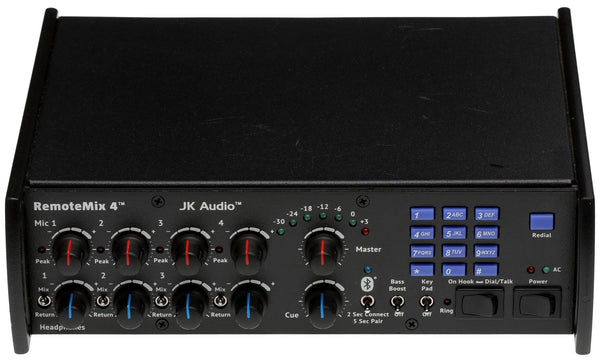 JK Audio RemoteMix 4 Portable Sports Field Mixer Broadcast Bluetooth Hybrid IFB-www.prostudioconnection.com