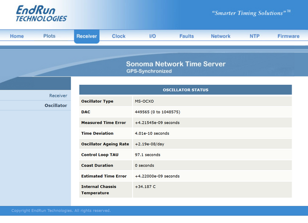 Endrun Technologies Sonoma D12 GPS OCXO NTP Network Time Server w HTTP & Dual AC-www.prostudioconnection.com